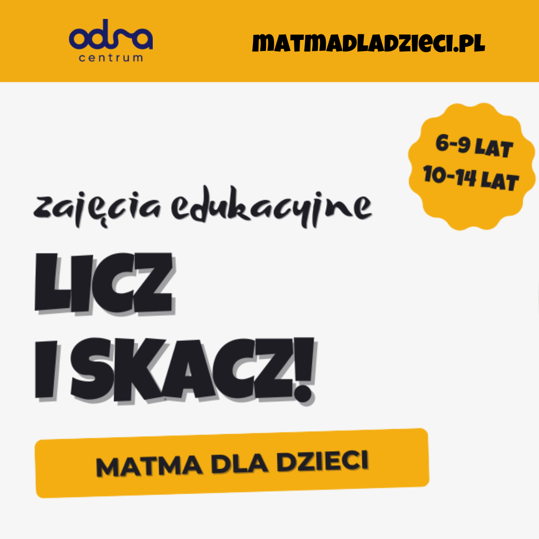 Licz I Skacz Matma Dla Dzieci W Odra Centrum