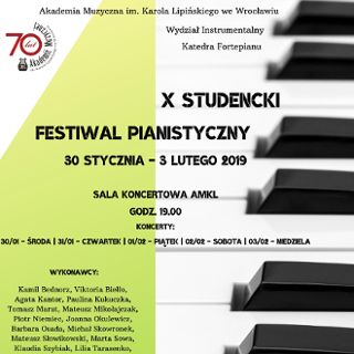 X Studencki Festiwal Pianistyczny