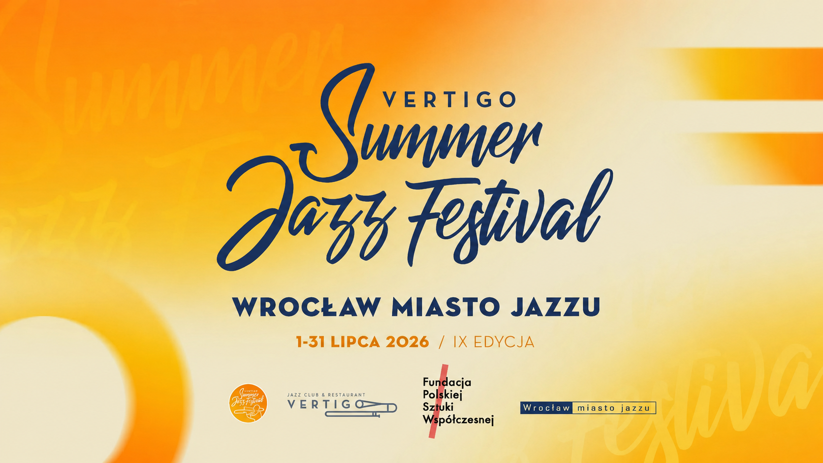 Vertigo Summer Jazz Festival 2026 — Miasto Wrocław, Breslau