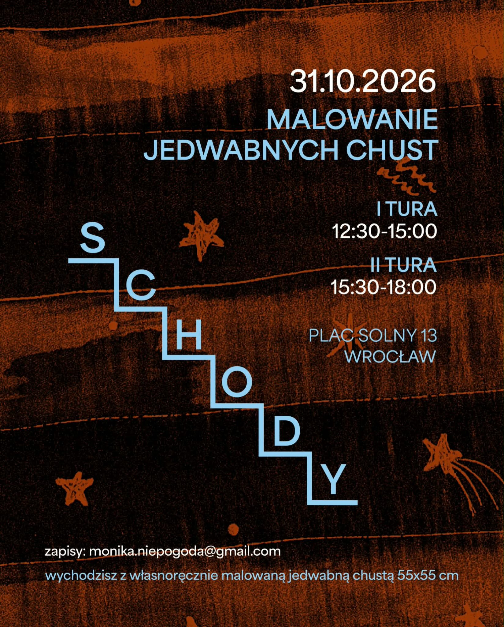 Malowanie jedwabnych chust [warsztaty]
