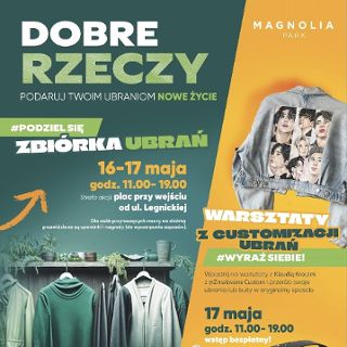 Akcja „Dobre Rzeczy” w Magnolia Park – zamień ubrania na pomoc