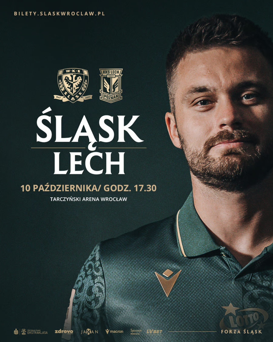 Mecz Śląsk Wrocław vs Lech Poznań