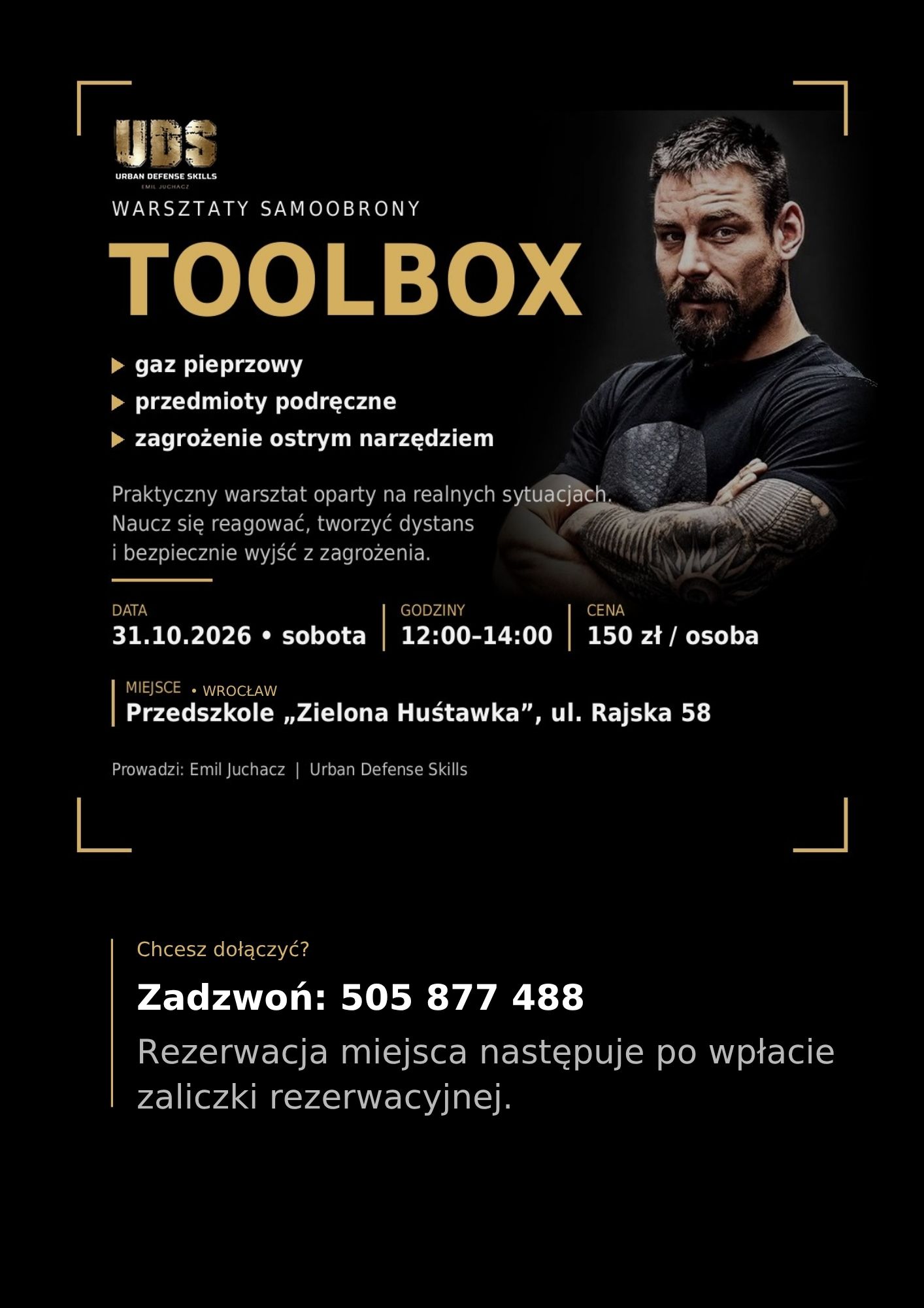 Warsztat Samoobrony | TOOLBOX