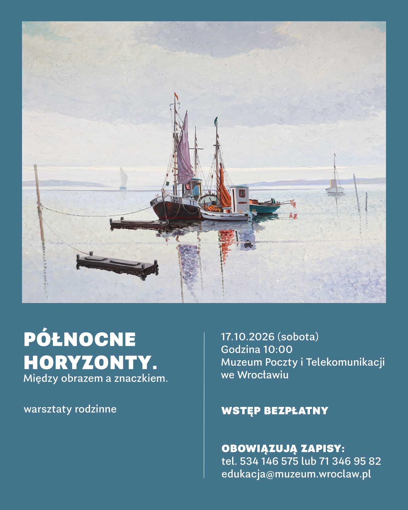 Warsztaty plastyczne do wystawy „Północne horyzonty. Między obrazem a znaczkiem”