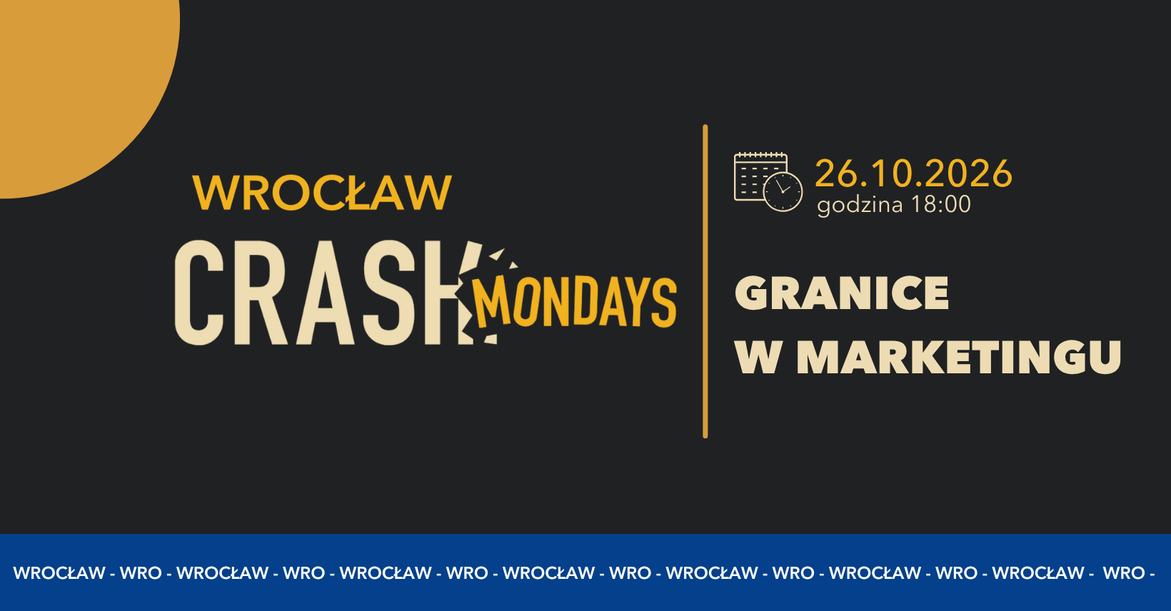 CRASH Mondays Wrocław – edycja #48 – Granice w marketingu