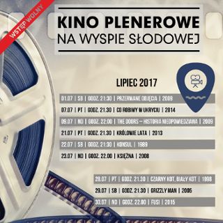 Kino Plenerowe na Wyspie Słodowej – lipiec