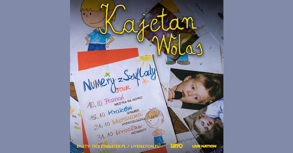 KAJETAN WOLAS – NUMERY Z SZUFLADY TOUR