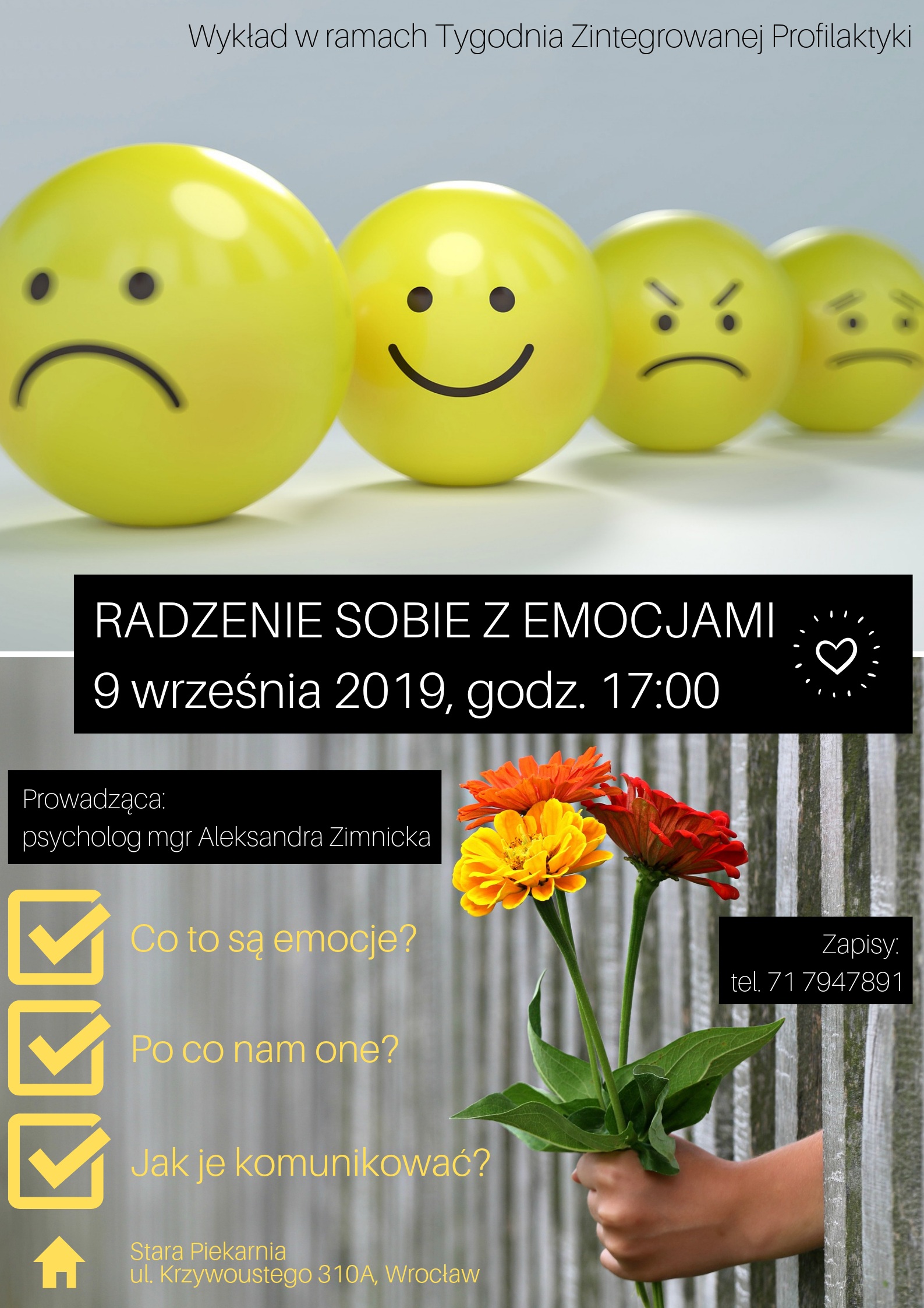 Radzenie Sobie Z Emocjami – Bezpłatny Wykład