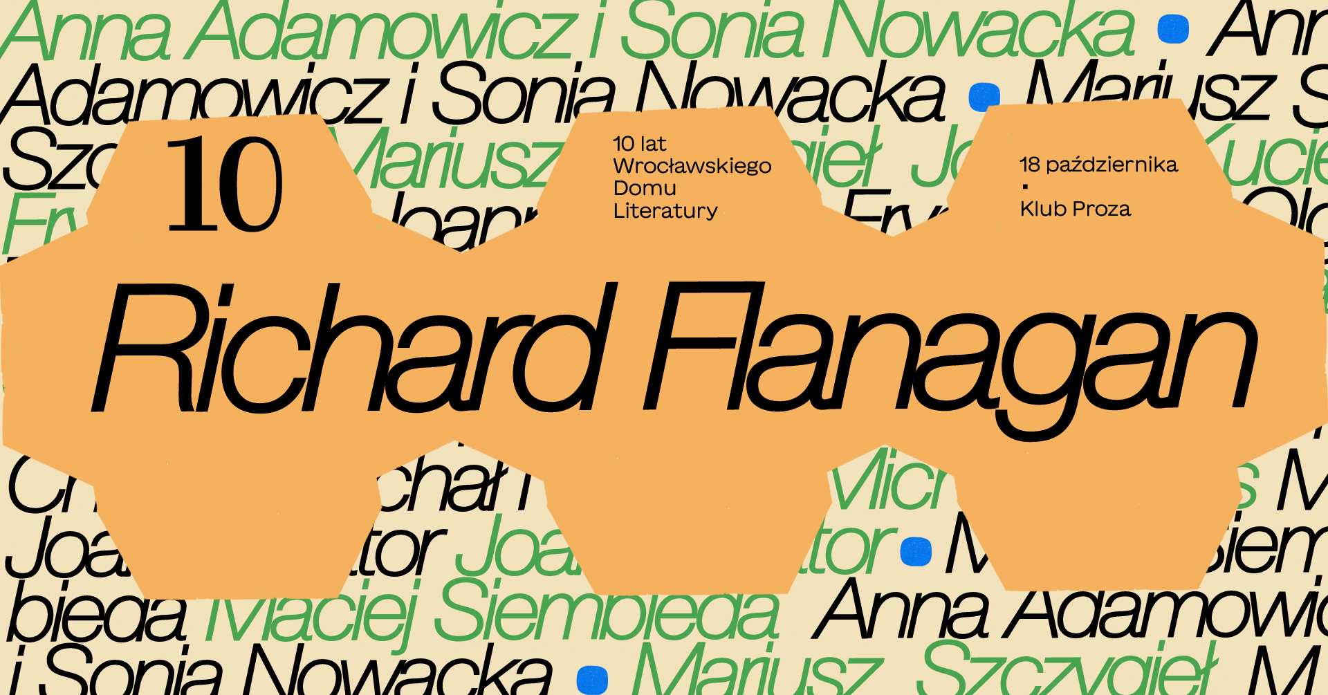 Richard Flanagan | 10 lat Wrocławskiego Domu Literatury