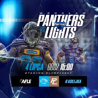 American Party i mecz Panthers Wrocław vs. Paris Lights