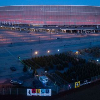 Choinkowy las na Stadionie Wrocław