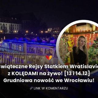 Świąteczny rejs z koncertem kolęd na Odrze