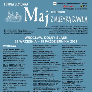 Międzynarodowy Festiwal Maj z Muzyką Dawną 2021