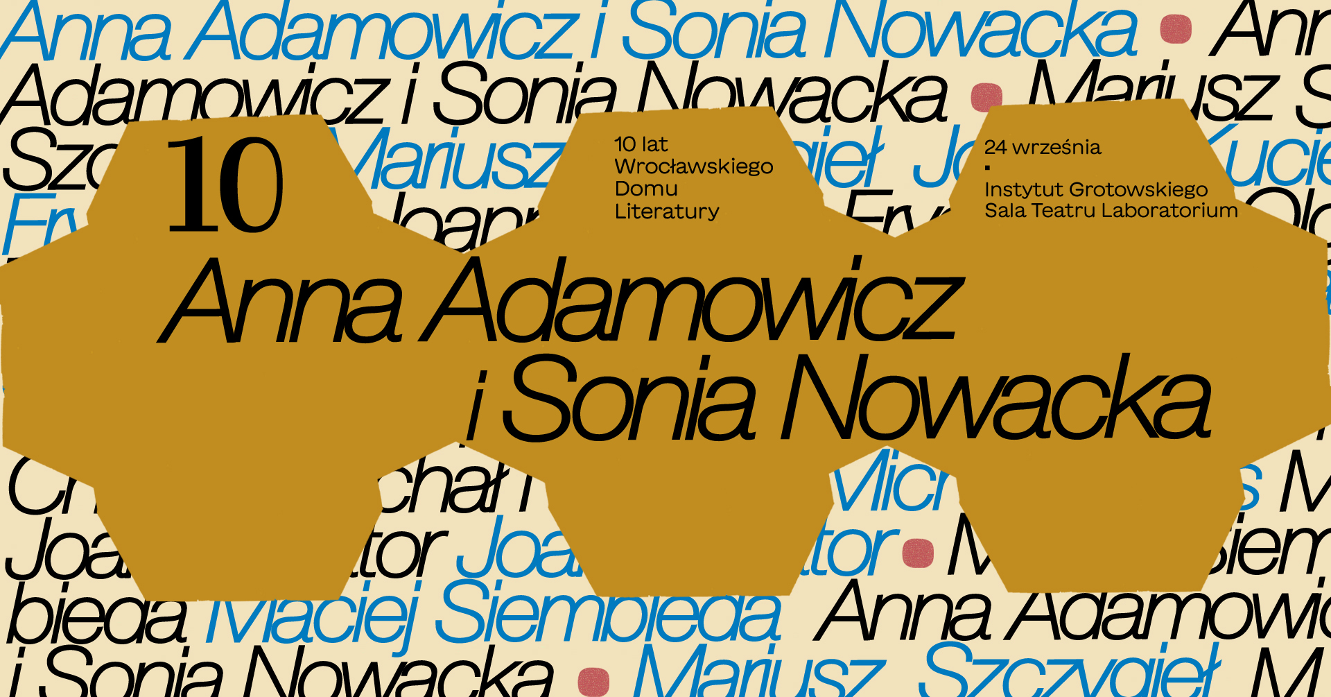 Anna Adamowicz & Sonia Nowacka | 10 lat Wrocławskiego Domu Literatury