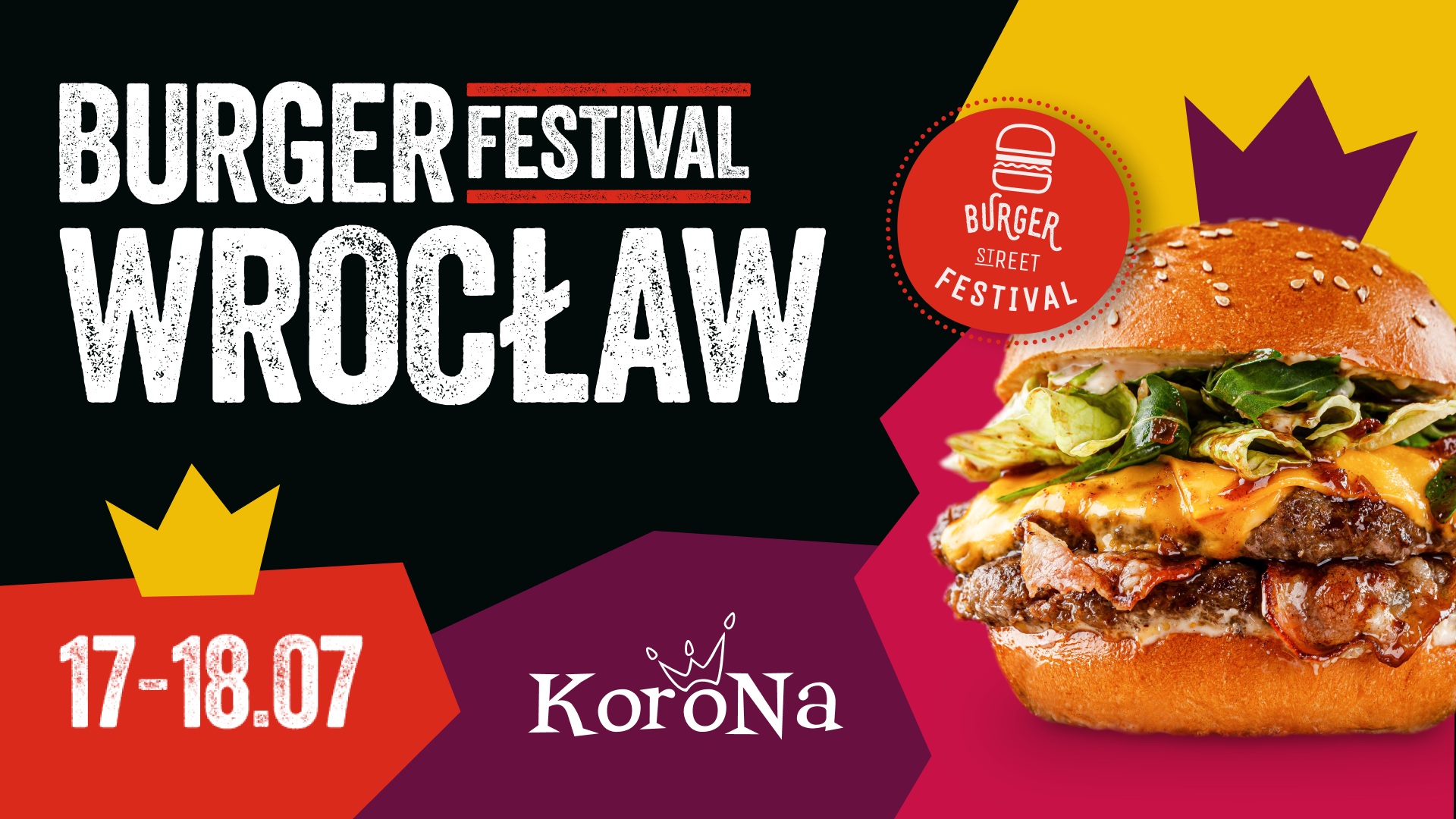 Burger Street Festival se vrací do CH Korona: dva dny street foodu, soutěží a rodinné atmosféry